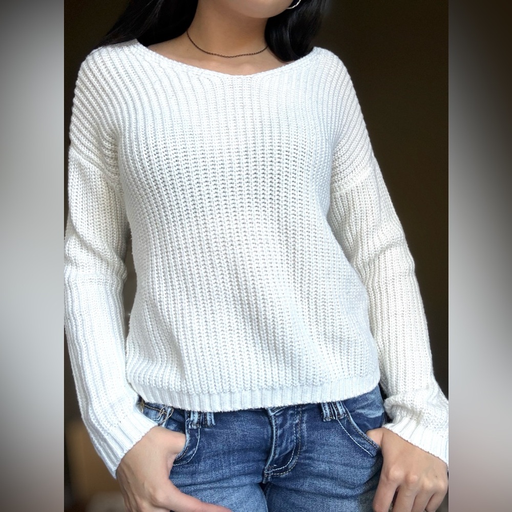 Women's White Sweater